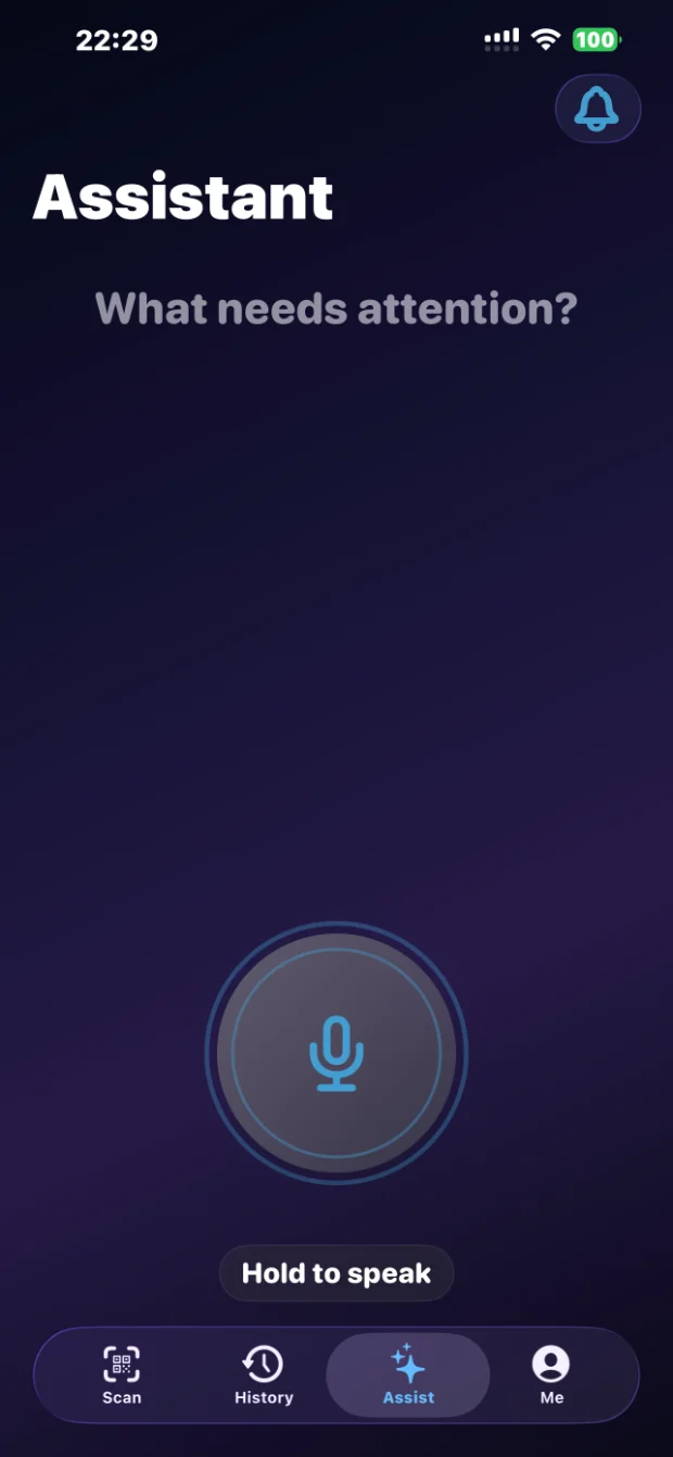 SnapReminder voice assistant